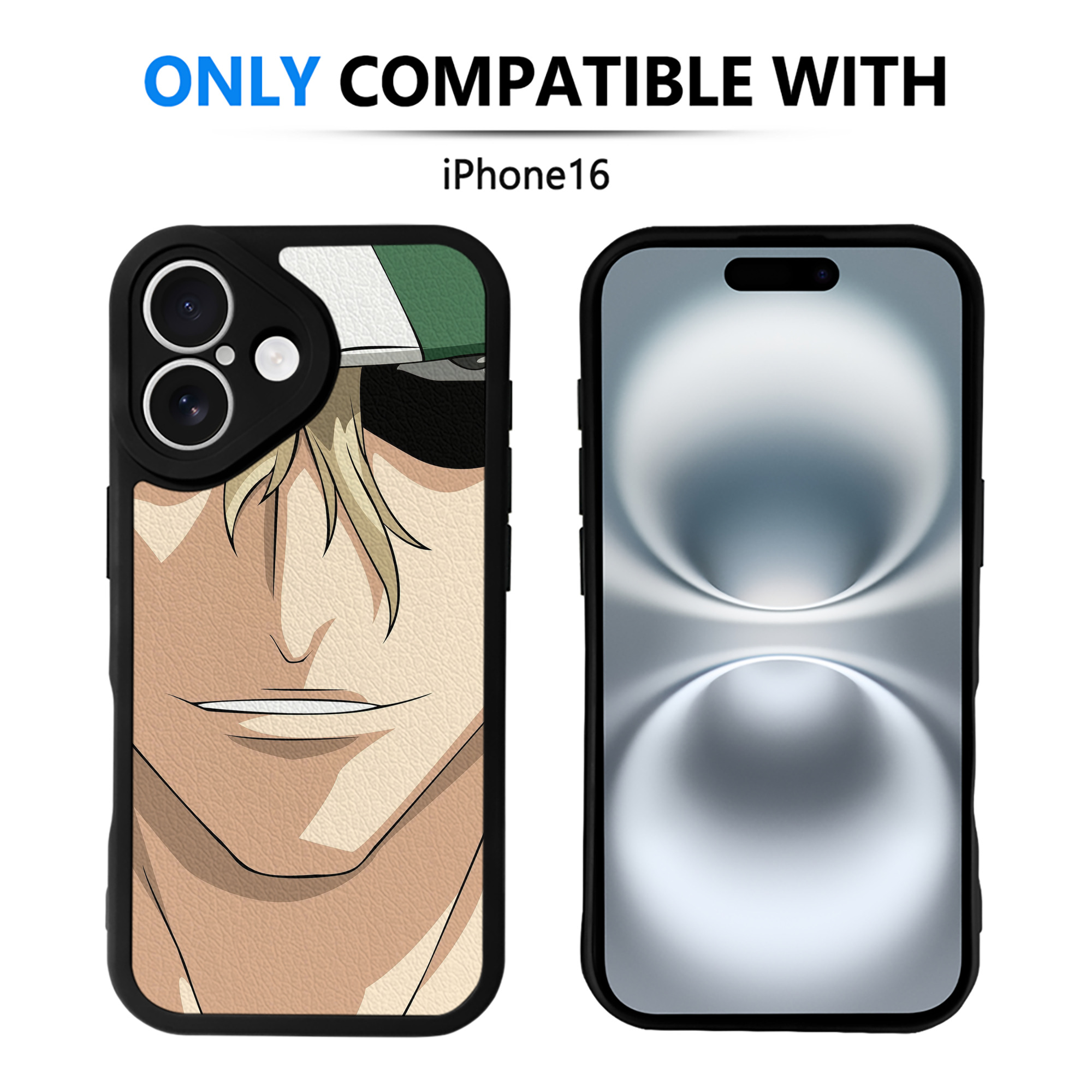（画像用） ブリーチ BLEACH 【iPhone 16シリーズ対応】シリコンスマホケース（レザー調） 材質：シリコン